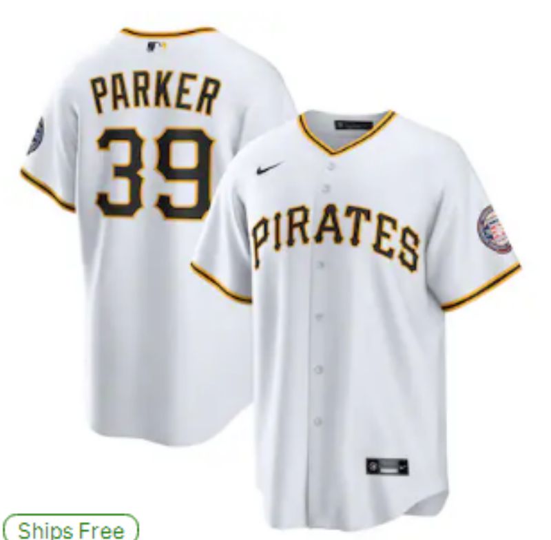 Men 2025 Pittsburgh Pirates #39 Parker White Game Nike MLB Jersey style 01->new york yankees->MLB Jersey